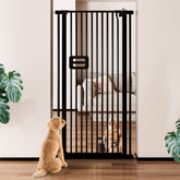 TSYPAIRS Tall Cat Gates 55*29.5''-33.85''(Black)