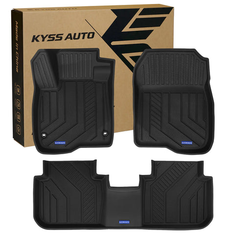TPE Floor Mats -Floor All Weather Protector Truck Liners for Honda CRV Car Floor Mats 2023-2026 TPE All Weather Custom Fit Floor Liner Car Mats, Black