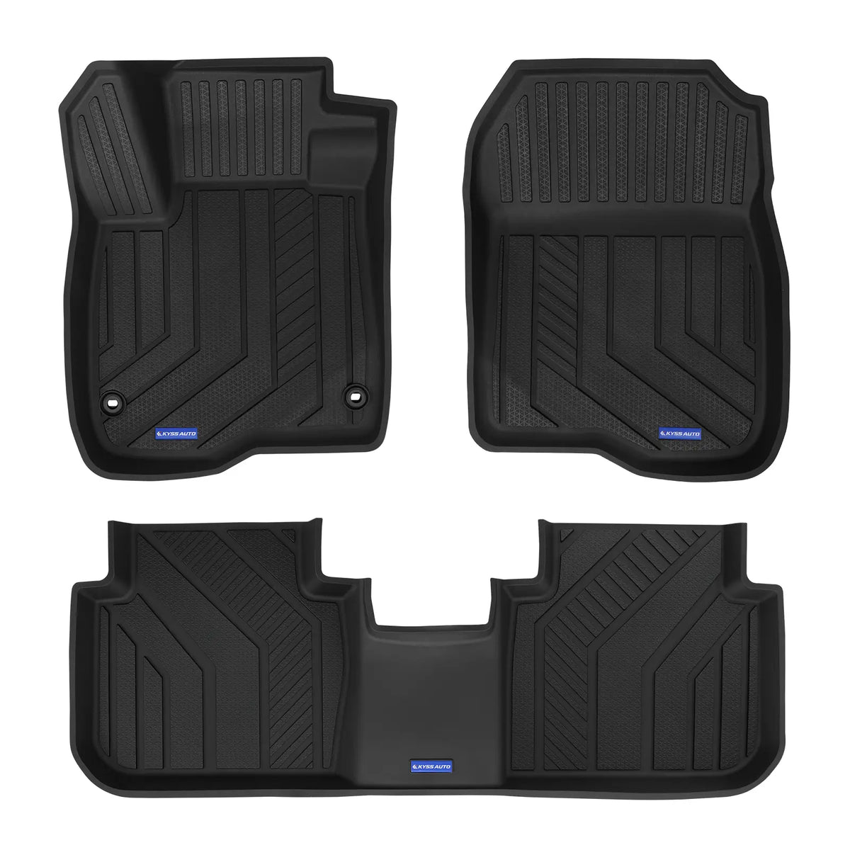 TPE Floor Mats -Floor All Weather Protector Truck Liners for Honda CRV Car Floor Mats 2023-2026 TPE All Weather Custom Fit Floor Liner Car Mats, Black
