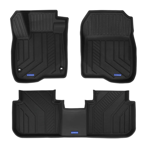 TPE Floor Mats -Floor All Weather Protector Truck Liners for Honda CRV Car Floor Mats 2023-2026 TPE All Weather Custom Fit Floor Liner Car Mats, Black