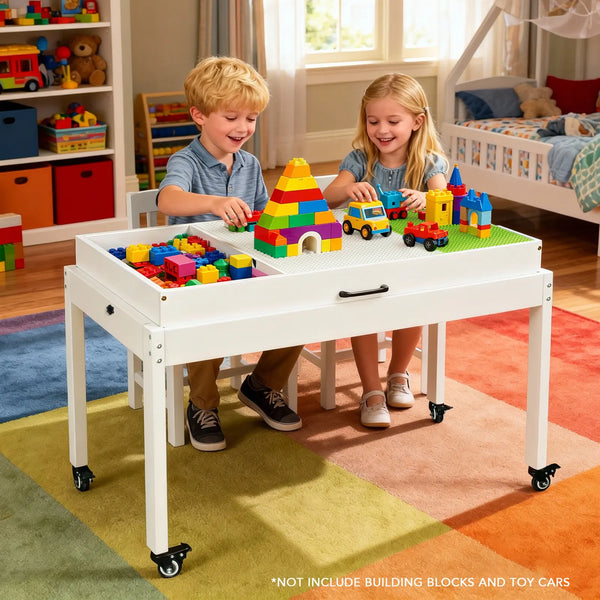 Kids Activity Table with Storage 40.3'' X 20.4'' X 26.8''