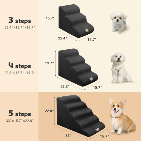 TSYPAIRS 5 Step Dog Stairs