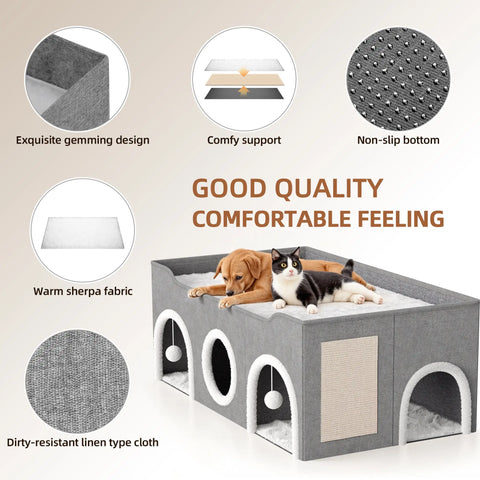 Large Cat Cave for Pet House