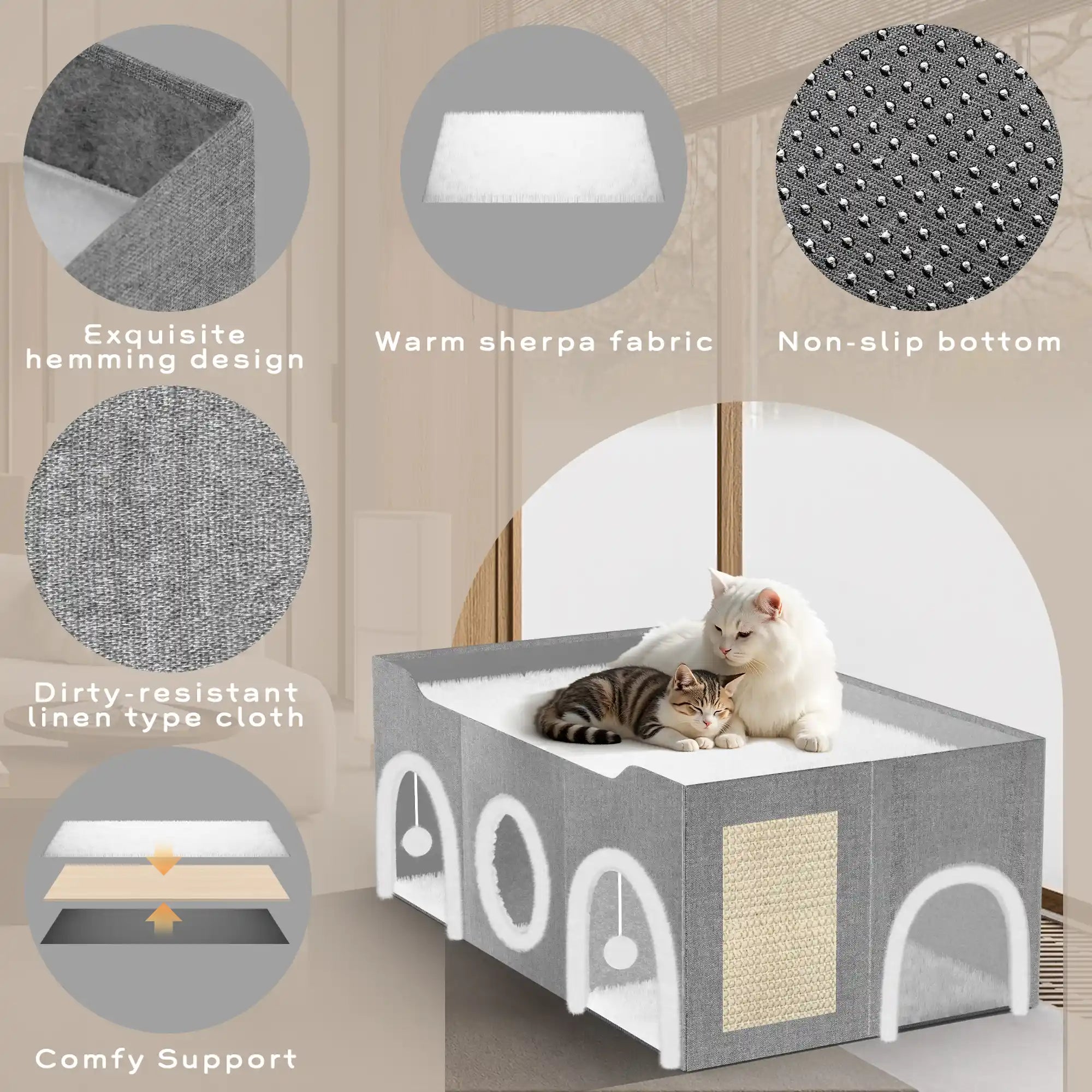 Large Cat Cave for Pet House
