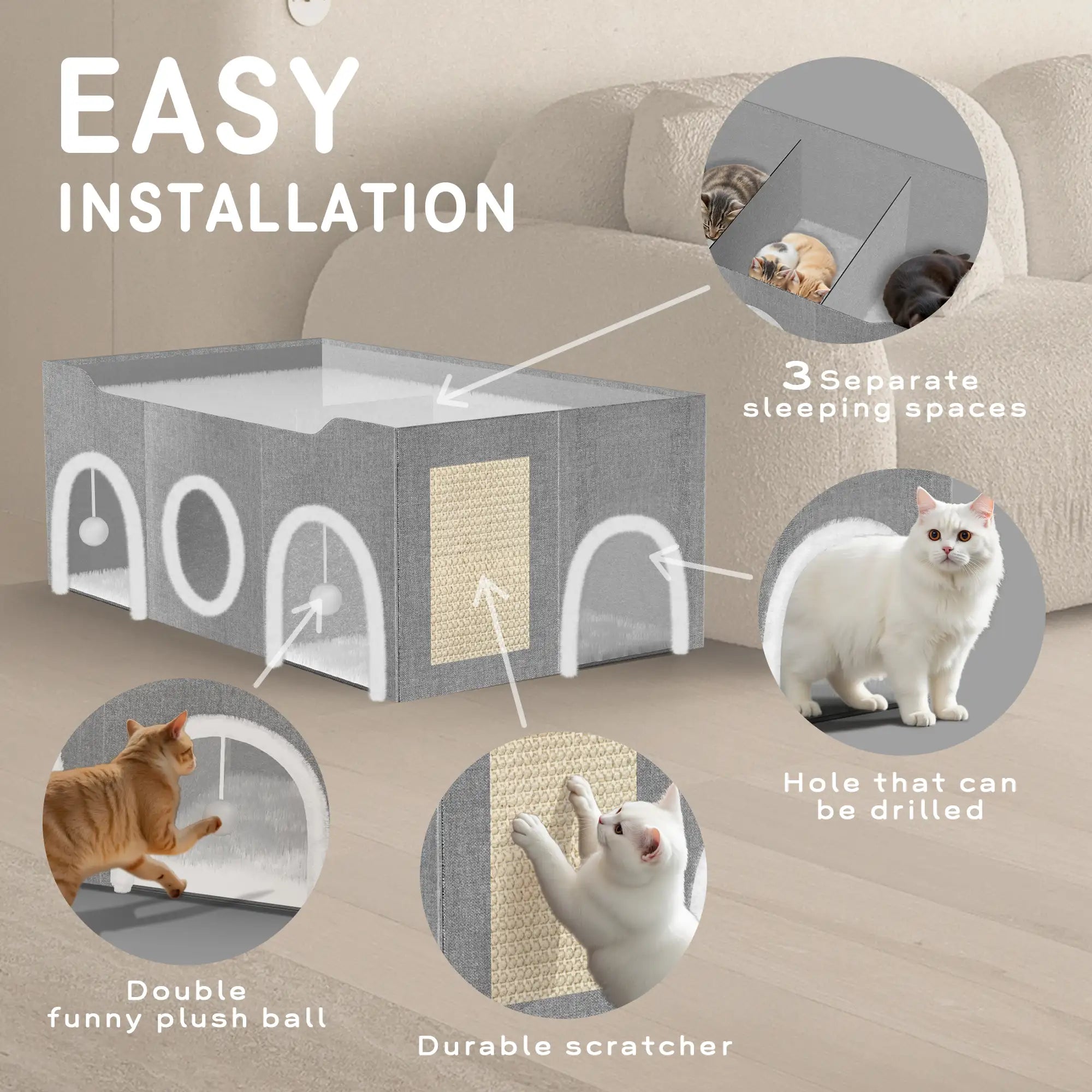 Large Cat Cave for Pet House
