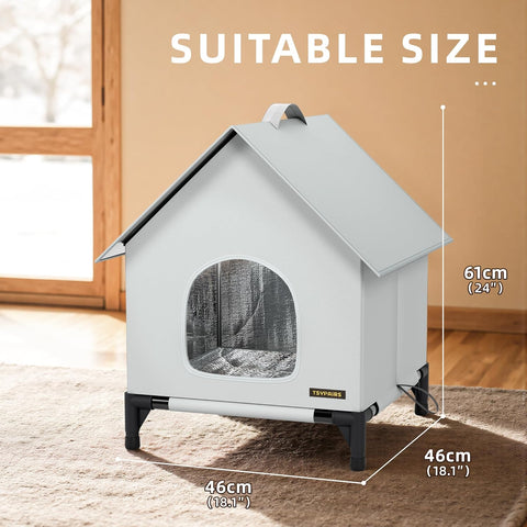 TSYPAIRS Outdoor Cat House Outdoor