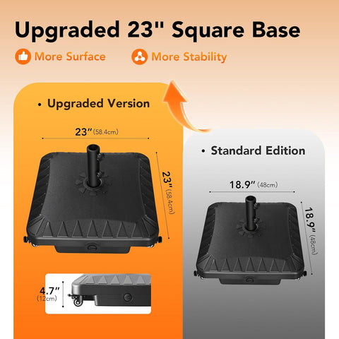 TSYPAIRS Heavy Patio Umbrella Base