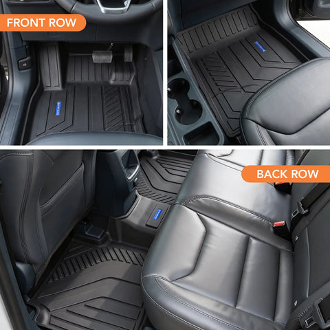 TPE Floor Mats -Floor All Weather Protector Truck Liners for Ford Maverick Car Floor Mats 2022-2026 TPE All Weather Custom Fit Floor Liner Car Mats, Black