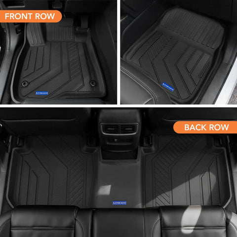 TPE Floor Mats -Floor All Weather Protector Truck Liners for Honda CRV Car Floor Mats 2023-2026 TPE All Weather Custom Fit Floor Liner Car Mats, Black