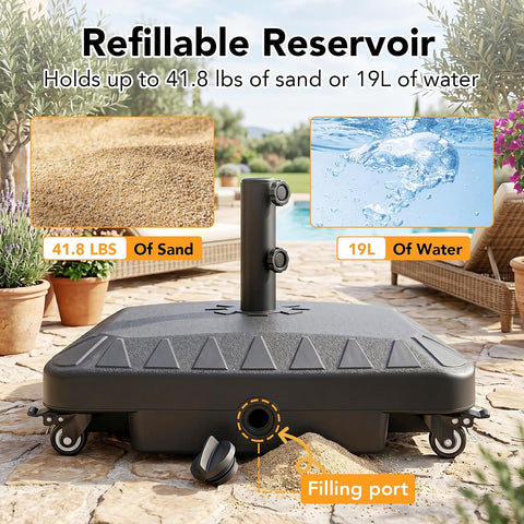 TSYPAIRS Heavy Patio Umbrella Base