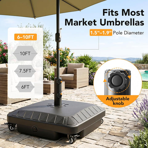 TSYPAIRS Heavy Patio Umbrella Base