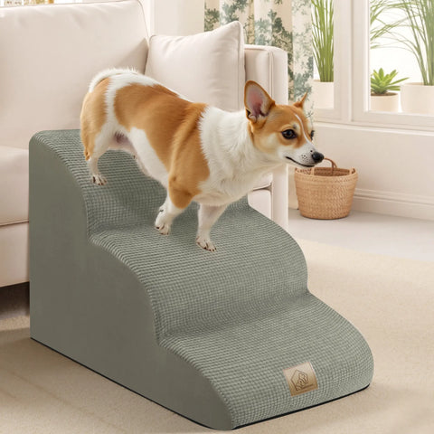 TSYPAIRS 3 Step Dog Stairs（Dog Stairs For Sofa）