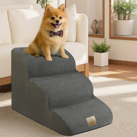 TSYPAIRS 3 Step Dog Stairs（Dog Stairs For Sofa）