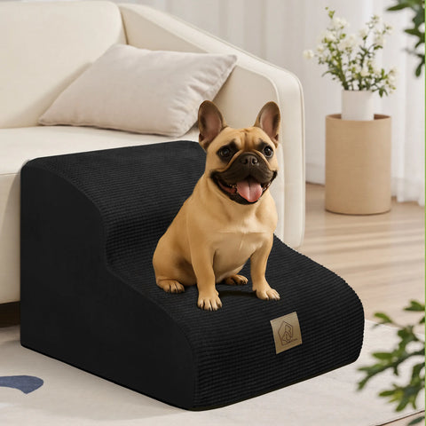 TSYPAIRS 2 Step Dog Stairs（Pet Stairs For Small Dogs）
