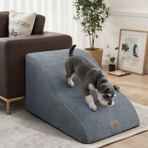 2 Step Dog Stairs - PLUS（31.5° Slope to Protect Your Doggy's Joints）