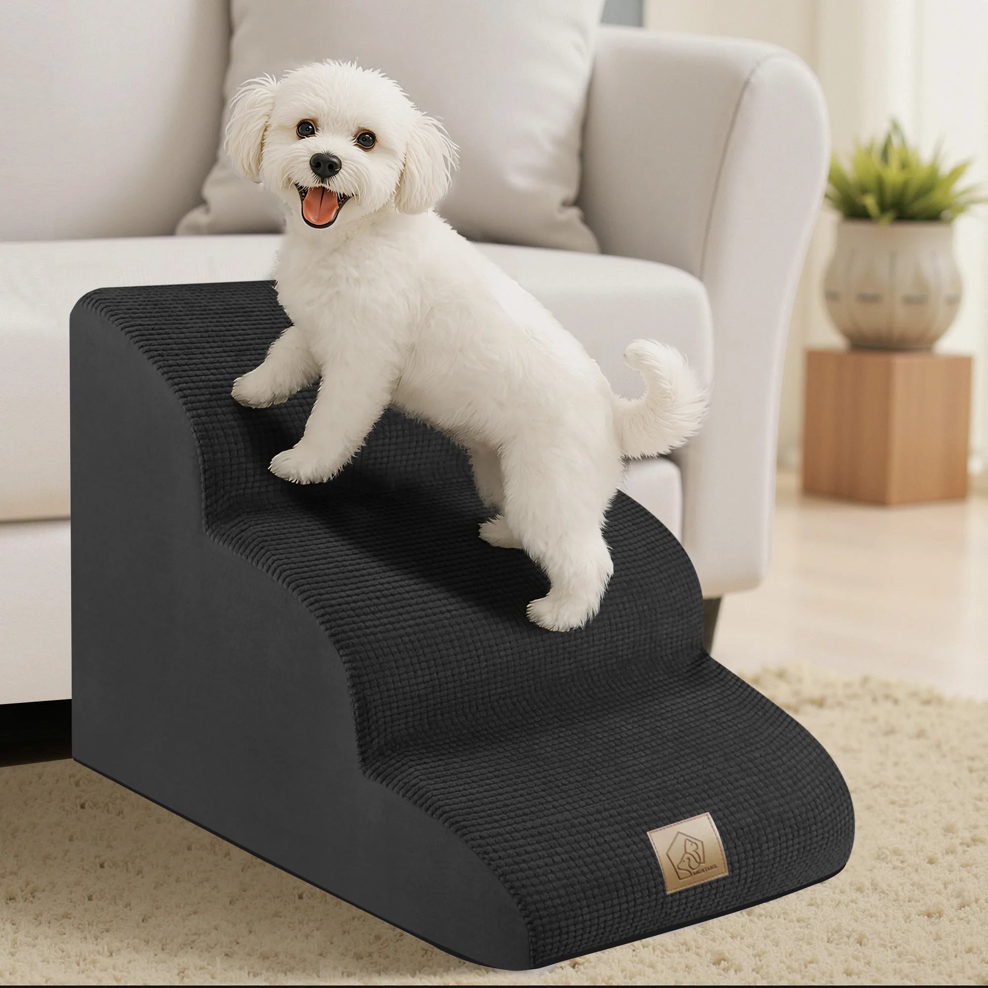TSYPAIRS 3 Step Dog Stairs（Dog Stairs For Sofa）
