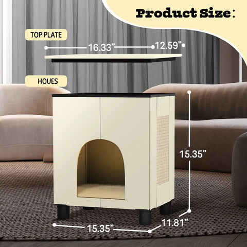 TSYPAIRS Indoor Cat House