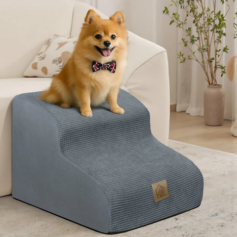 TSYPAIRS 2 Step Dog Stairs（Pet Stairs For Small Dogs）
