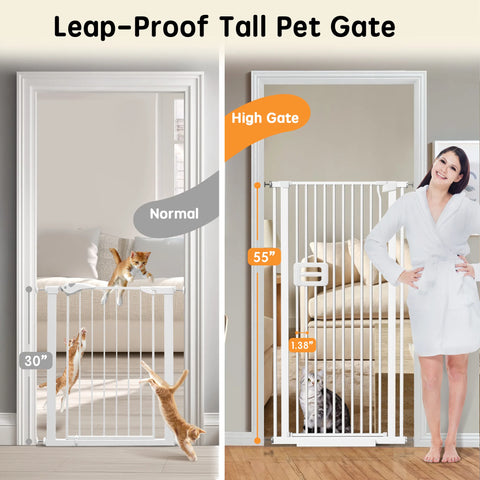 TSYPAIRS Tall Cat Gates